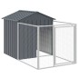 vidaXL Hundehütte mit Dach Anthrazit 117x1017x123 cm Verzinkter Stahl vidaXL Hundehütte mit Dach Anthrazit 117x1017x123 cm Verzinkter Stahl