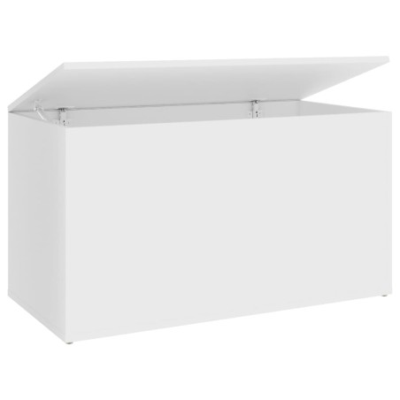 vidaXL Aufbewahrungstruhe Weiß 84x42x46 cm Holzwerkstoff