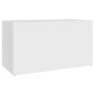 vidaXL Aufbewahrungstruhe Weiß 84x42x46 cm Holzwerkstoff vidaXL Aufbewahrungstruhe Weiß 84x42x46 cm Holzwerkstoff