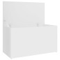 vidaXL Aufbewahrungstruhe Weiß 84x42x46 cm Holzwerkstoff vidaXL Aufbewahrungstruhe Weiß 84x42x46 cm Holzwerkstoff