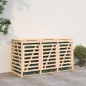 vidaXL Mülltonnenbox für 3 Tonnen Massivholz Kiefer vidaXL Mülltonnenbox für 3 Tonnen Massivholz Kiefer