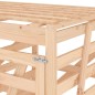 vidaXL Mülltonnenbox für 3 Tonnen Massivholz Kiefer vidaXL Mülltonnenbox für 3 Tonnen Massivholz Kiefer