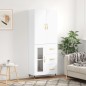 vidaXL Highboard Weiß 69,5x34x180 cm Holzwerkstoff vidaXL Highboard Weiß 69,5x34x180 cm Holzwerkstoff