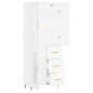 vidaXL Highboard Weiß 69,5x34x180 cm Holzwerkstoff vidaXL Highboard Weiß 69,5x34x180 cm Holzwerkstoff