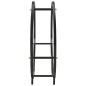 vidaXL Brennholzregal Schwarz 70 x 20 x 70 cm Stahl vidaXL Brennholzregal Schwarz 70 x 20 x 70 cm Stahl