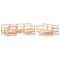 vidaXL 10-tlg. Garten-Lounge-Set mit Kissen Massivholz vidaXL 10-tlg. Garten-Lounge-Set mit Kissen Massivholz