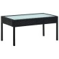 vidaXL 5-tlg. Garten-Lounge-Set mit Auflagen Poly Rattan Schwarz vidaXL 5-tlg. Garten-Lounge-Set mit Auflagen Poly Rattan Schwarz