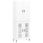 vidaXL Highboard Weiß 69,5x34x180 cm Holzwerkstoff vidaXL Highboard Weiß 69,5x34x180 cm Holzwerkstoff