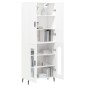 vidaXL Highboard Weiß 69,5x34x180 cm Holzwerkstoff vidaXL Highboard Weiß 69,5x34x180 cm Holzwerkstoff