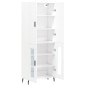 vidaXL Highboard Weiß 69,5x34x180 cm Holzwerkstoff vidaXL Highboard Weiß 69,5x34x180 cm Holzwerkstoff