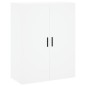 vidaXL Highboard Weiß 69,5x34x180 cm Holzwerkstoff vidaXL Highboard Weiß 69,5x34x180 cm Holzwerkstoff