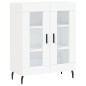 vidaXL Highboard Weiß 69,5x34x180 cm Holzwerkstoff vidaXL Highboard Weiß 69,5x34x180 cm Holzwerkstoff