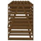 vidaXL Mülltonnenbox für 3 Tonnen Honigbraun Massivholz Kiefer vidaXL Mülltonnenbox für 3 Tonnen Honigbraun Massivholz Kiefer