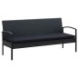 vidaXL 5-tlg. Garten-Lounge-Set mit Auflagen Poly Rattan Schwarz vidaXL 5-tlg. Garten-Lounge-Set mit Auflagen Poly Rattan Schwarz