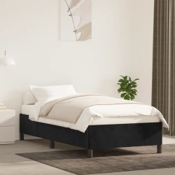 vidaXL Bettgestell Schwarz 80x200 cm Samt