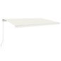vidaXL Gelenkarmmarkise Einziehbar 500x350 cm Creme vidaXL Gelenkarmmarkise Einziehbar 500x350 cm Creme