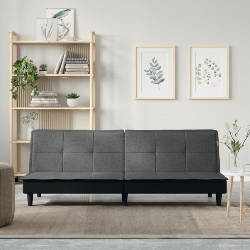 vidaXL Schlafsofa Dunkelgrau Stoff vidaXL Schlafsofa Dunkelgrau Stoff