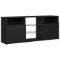 vidaXL TV-Schrank mit LED-Leuchten Schwarz 120x30x50 cm vidaXL TV-Schrank mit LED-Leuchten Schwarz 120x30x50 cm