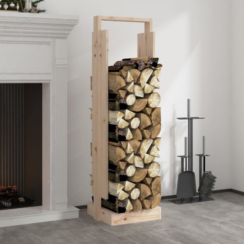 vidaXL Kaminholzhalter 33,5x30x110 cm Massivholz Kiefer vidaXL Kaminholzhalter 33,5x30x110 cm Massivholz Kiefer