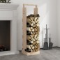vidaXL Kaminholzhalter 33,5x30x110 cm Massivholz Kiefer vidaXL Kaminholzhalter 33,5x30x110 cm Massivholz Kiefer