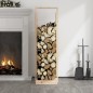 vidaXL Kaminholzhalter 33,5x30x110 cm Massivholz Kiefer vidaXL Kaminholzhalter 33,5x30x110 cm Massivholz Kiefer