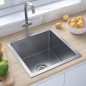 vidaXL Handgemachte Einbauspüle Edelstahl vidaXL Handgemachte Einbauspüle Edelstahl