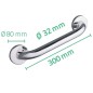 RIDDER Haltegriff 30 cm Edelstahl Chrom A00130001 RIDDER Haltegriff 30 cm Edelstahl Chrom A00130001