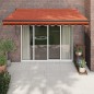 vidaXL Elektrische Markise mit Kurbel Orange und Braun 3x2,5 m vidaXL Elektrische Markise mit Kurbel Orange und Braun 3x2,5 m