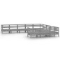 vidaXL 11-tlg. Garten-Lounge-Set Grau Massivholz Kiefer vidaXL 11-tlg. Garten-Lounge-Set Grau Massivholz Kiefer