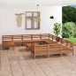 vidaXL 13-tlg. Garten-Lounge-Set Honigbraun Massivholz Kiefer vidaXL 13-tlg. Garten-Lounge-Set Honigbraun Massivholz Kiefer