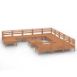 vidaXL 13-tlg. Garten-Lounge-Set Honigbraun Massivholz Kiefer vidaXL 13-tlg. Garten-Lounge-Set Honigbraun Massivholz Kiefer