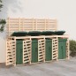 vidaXL Mülltonnenbox für 4 Tonnen Massivholz Kiefer vidaXL Mülltonnenbox für 4 Tonnen Massivholz Kiefer