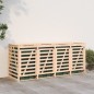 vidaXL Mülltonnenbox für 4 Tonnen Massivholz Kiefer vidaXL Mülltonnenbox für 4 Tonnen Massivholz Kiefer