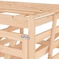 vidaXL Mülltonnenbox für 4 Tonnen Massivholz Kiefer vidaXL Mülltonnenbox für 4 Tonnen Massivholz Kiefer