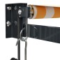 vidaXL Elektrische Markise mit Kurbel Gelb und Weiß 3x2,5 m vidaXL Elektrische Markise mit Kurbel Gelb und Weiß 3x2,5 m