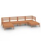 vidaXL 6-tlg. Garten-Lounge-Set Honigbraun Massivholz Kiefer vidaXL 6-tlg. Garten-Lounge-Set Honigbraun Massivholz Kiefer