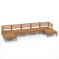 vidaXL 7-tlg. Garten-Lounge-Set Honigbraun Massivholz Kiefer vidaXL 7-tlg. Garten-Lounge-Set Honigbraun Massivholz Kiefer