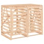 vidaXL Mülltonnenbox für 2 Tonnen Massivholz Kiefer vidaXL Mülltonnenbox für 2 Tonnen Massivholz Kiefer