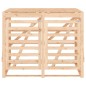 vidaXL Mülltonnenbox für 2 Tonnen Massivholz Kiefer vidaXL Mülltonnenbox für 2 Tonnen Massivholz Kiefer