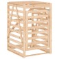 vidaXL Mülltonnenbox für 2 Tonnen Massivholz Kiefer vidaXL Mülltonnenbox für 2 Tonnen Massivholz Kiefer