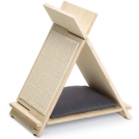 Beeztees Katzen-Kratzmöbel Rinty 55x35x60 cm Holz 