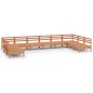 vidaXL 10-tlg. Garten-Lounge-Set Honigbraun Massivholz Kiefer vidaXL 10-tlg. Garten-Lounge-Set Honigbraun Massivholz Kiefer