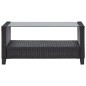 vidaXL 6-tlg. Garten-Sofagarnitur mit Auflagen Poly Rattan Schwarz vidaXL 6-tlg. Garten-Sofagarnitur mit Auflagen Poly Rattan Schwarz