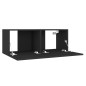 vidaXL TV-Schrank Schwarz 80x30x30 cm Holzwerkstoff vidaXL TV-Schrank Schwarz 80x30x30 cm Holzwerkstoff