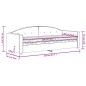 vidaXL Tagesbett mit Matratze Dunkelgrün 80x200 cm Samt vidaXL Tagesbett mit Matratze Dunkelgrün 80x200 cm Samt