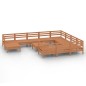vidaXL 12-tlg. Garten-Lounge-Set Honigbraun Massivholz Kiefer vidaXL 12-tlg. Garten-Lounge-Set Honigbraun Massivholz Kiefer