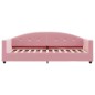 vidaXL Tagesbett mit Matratze Rosa 80x200 cm Samt vidaXL Tagesbett mit Matratze Rosa 80x200 cm Samt