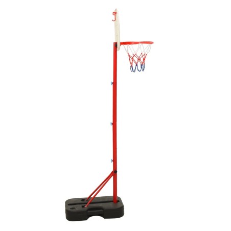 vidaXL Tragbares Basketball-Spielset Verstellbar 138,5-166 cm