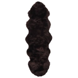 vidaXL Schaffell-Teppich 60×180 cm Braun