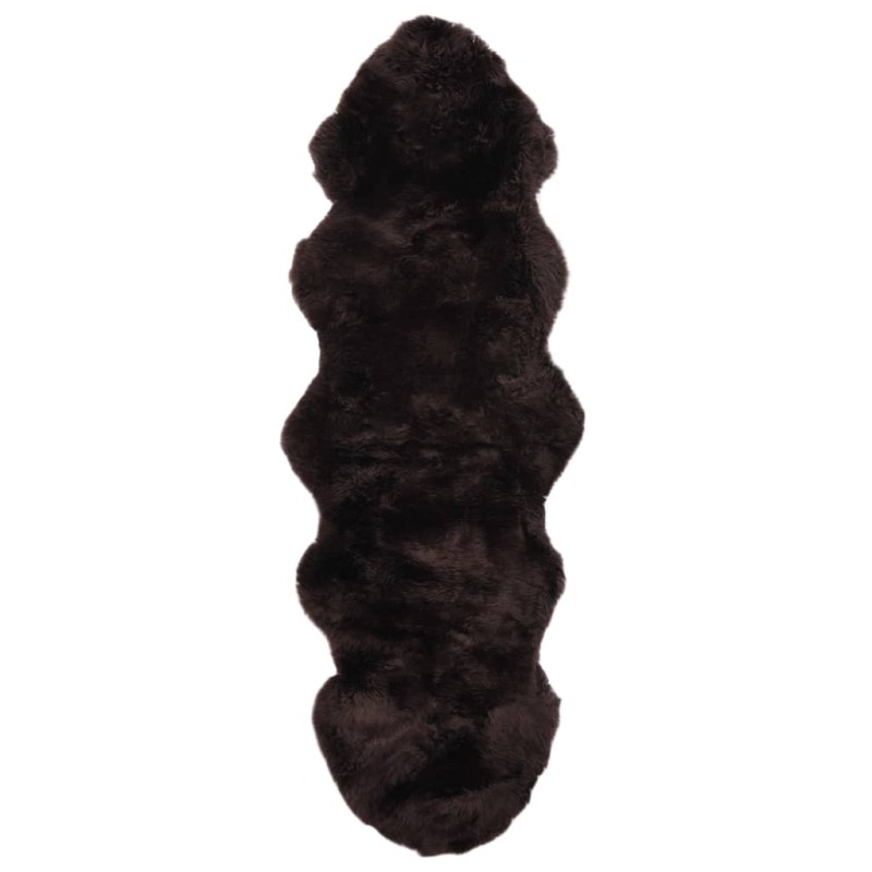 vidaXL Schaffell-Teppich 60×180 cm Braun vidaXL Schaffell-Teppich 60×180 cm Braun